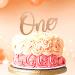 Party Port First Birthday Cake Topper Baby's 1st Birthday Cake Topper Number one Birthday Cake Topper First Birthday Party Cake Topper Decoration (Rose Gold) - Buy Online on GoSupps.com