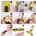 Pack of 100 Self-Adhesive Nail Stencils for Gel Extensions - Golden Modeling Stencil Set for Perfect Nail Art - Buy Online on GoSupps.com