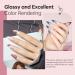 Modelones Dip Powder Nail Kit - 4 Colors Gentle Pink Starter Set for French Nail Art - Beginner Manicure DIY Salon Extension Kit - Buy Online on GoSupps.com