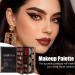  Qukoielly Eye Makeup Palette | 55 Colors Natural Contour Powder | Matte & Pearlescent Illuminating Makeup - For Women Teens Girls Ladies Mothers Beauty Festival Evening - Buy Online on GoSupps.com