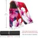 Buy Tropical Flower Leather Lipstick Case - Mini Lip Gloss Organizer with Mirror | International Shipping Available - Buy Online on GoSupps.com