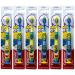 Colgate Minions Toothbrush with Suction Cup Tongue Cleaner 5+ Years Extra Soft (Colors Vary) - Pack of 6
