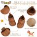 Sonsage Infant Baby Oxford Shoes | Anti-Slip Lace-Up Trainer for First Walkers | 6-12 Months | C Brown - Buy Online on GoSupps.com