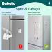 Babelio Child Locks for Door  2 Pack Refrigerator Locks  Freezer Lock  Adjustable Child Safety Cabinet Locks  Pet/Child Proof Locks for Fridge  Closet  Trash Can etc. White 2 Count (Pack of 1) - Buy Online on GoSupps.com