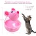 HUOXIG Cat Interactive Toy and Food Dispenser Treat Ball Cat Food Feeder Indoor Outdoor Cat Feeding Toys Transparent Mice Food Tumbler Pet interactive Toy Puzzle Play Toy Kids Toy -2PCS/Set - Buy Online on GoSupps.com