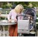 BABABING DayTripper Lite Baby Changing Bag | with Detachable Bottle Holder & Changing Mat | Pram Organiser | Grey Marl - Buy Online on GoSupps.com