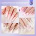 Buy SAVILAND Acrylic Nail Tips & Glue - Half Cover False Nail Tips 10 Sizes for Professional Acrylic Nails | Fast-Dry Nail Glue & Starter Kit - Buy Online on GoSupps.com