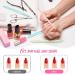 Glass Cuticle Pusher Set - 12 Double-Sided Tools for Manicure & Pedicure | Precision Cuticle Trimmer, File, Stick, & Remover Tool | Salon-Quality Results at Home - Buy Online on GoSupps.com