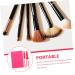 Beavorty Makeup Mirror & Makeup Brush Set - Portable Eyeshadow & Lip Brushes for Women | Optimal Makeup Tools for Flawless Beauty - Buy Online on GoSupps.com