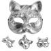 minkissy Halloween Fox Mask The Mask Masquerade Mask Party Mask Women Mask Animals Mask Creative Mask Carnival Mask Female Mask Unique Mask Party Accessory Party Supplies Plastic Cosplay - Buy Online on GoSupps.com