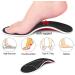Orthotic Insoles for Heel Pain Relief - Comfortable Plantar Fasciitis Support for Men & Women - Black Orthopedic Insoles for Flat Feet - Buy Online on GoSupps.com