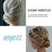 Hoyols U Shaped Hair Pins - 100 Count 2.4 Inch Silver Bobby Pins for Curly Waved Bun Clips Hairstyle - Women Girls Grips Updo for Thin Thick Hair - Buy Online on GoSupps.com