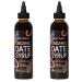 Just Date Syrup: Award-Winning Organic Date Syrup I Two 8.8 OZ Squeeze Bottles I Low-Glycemic, Vegan, Paleo | 1 Ingredient : 100% Organic Medjool Dates