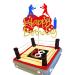 Arthsdite 1Pc Boxing Happy Birthday Cake Topper Boxing Gloves Cake Decorations Sports Birthday Theme Party Cake Decoration Supplies Boxing Cake Topper