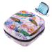 Storage bags for women's bandages aesthetic peacock motif pink floral pattern portable menstrual pad pocket panty lip inlays tampons women's bandages storage holder for women school office