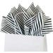 Black Pin Stripe Print Gift Wrap Tissue Paper - 15x20 Inch, 50 Sheets - Buy Online on GoSupps.com