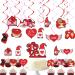 Valentine's Day Cupcake Toppers Sweet Love Heart Be My Valentine Cupcake For Anniversary Valentine's Day Wedding Party Cake Decorations - Buy Online on GoSupps.com