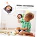 Ibasenice 4-Piece Fabric Book Set | Soft Black & White Learning Toys for Babies & Toddlers | Peach Skin Baby Books - Buy Online on GoSupps.com