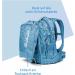 Shop 12L Satch Sports Bag - Purple Laser & Dark Blue | Attachable to Backpack | International Shipping - Buy Online on GoSupps.com