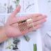 Dervivea Boho Bar Hair Comb Barrette Minimalist Gold Hair Comb Geometry Hair Clip Comb Metal Hair Piece Accessories for Women and Girl Headdress - Buy Online on GoSupps.com
