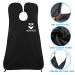 Beard Bib Apron for Men - Waterproof Non-Stick Beard Hair Catcher with 4 Suction Cups for Shaving & Trimming - Black - Buy Online on GoSupps.com