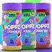 Bubble Mania Bubble Tea pearls |Popping Boba Perlen Kiwi Cherry Lychee - Tapioka fruit beads and boba pearls - 100% vegan and gluten -free finished for consumption (pack of 3) litschi kiwi cherry