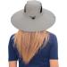 Leotruny Women Super Wide Brim Sun Hat UPF50+ Waterproof Bucket Hat - Light Grey | Perfect for Fishing, Hiking, Camping - Buy Online on GoSupps.com