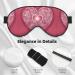 Romantic Heart Print Unisex Eye Mask - Soft Travel Sleep Shade for Yoga & Shift Work - Buy Online on GoSupps.com