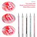 YHZMY 5 Piece Professional Nail Art Brush Set - Color Gradient & DIY Nail Design Brushes with Caps - Buy Online on GoSupps.com