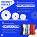 INDIVSHOW 4.25 Kumihimo Round Disk Set with Rattail Cord and Bobbins for Bracelet Making - Buy Online on GoSupps.com