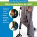 Dynamo Sport Swings Lightweight Crutches for Recovery 4'6-5'2 Small (Pack of 2) - Shock-Resistant, Grippy Feet for Confidence & Comfort, Anti-Slip Back Strap - Buy Online on GoSupps.com