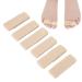 6pcs Toe Wrap Toe Corrector Wrap Elastic Soft Finger Hammer Toe Straightener Separator Bandage Splint Overlapping Toe Wrap for Foot Care