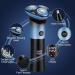 Men's Electric Razor - SOPPY Cordless Shaver with 360 Magnetic Head Rechargeable Wet/Dry IPX7 Waterproof - Perfect Gift for Husband or Dad - Buy Online on GoSupps.com