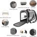 Portable Lightweight Bird Carrier Travel Cage with Stand - Blue Transparent Breathable Design for Pet Parrots - Portable Bird Travel Bag - Buy Online on GoSupps.com