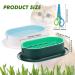 Hejo 2 PCS Cat Grass Seed Tray Plant Bowls for Cat Grass Catnip Cat Grass Box with 1 Plastic Scissors Plastic Soil Free Cat Plant Planting Box for Planting Cat Grass - Buy Online on GoSupps.com