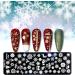 Herbests 6-Piece Nail Art Stencil Set | Self-Adhesive DIY Decoration Plates | Stainless Steel Templates for Women & Girls | Perfect Christmas Gift - Buy Online on GoSupps.com