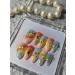 Handmade Press On Nails Short MouyouGlow Almond Colourful Foils Gold Resuable Fake Nails with Self-Adhesive Colourful Handmade Artificial Fingernails 10 Pieces (#10-M) - Buy Online on GoSupps.com