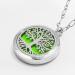 Family Tree of Life Necklace - Essential Oil Diffuser Aromatherapy Jewelry with 12 Refill Pads - Buy Online on GoSupps.com