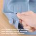 ROCCED Upgraded Silicone Suction Plates & Cutlery Set for Toddlers - Dusty Blue/Dark Blue | Non-Slip Baby Dishes with Spoon & Fork - Buy Online on GoSupps.com