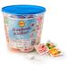 Frigeo glucose lolly in three flavors: strawberry tropic and cherry 100 pieces in the bucket (750 g) |100 pieces (1 pack)