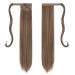Shop Fine Long Smooth Ponytail Hair Extension - Golden Brown Mixed Blonde 70 cm | Synthetic Braid for Women & Girls - Buy Online on GoSupps.com