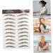 Beavorty 72 Sheets Waterproof Eyebrow Stickers Eyebrow Grooming Shaping Kit Eyebrow Tattoos Stickers Make up - Buy Online on GoSupps.com