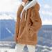 HANXIULIN Women's Oversize Plush Fleece Jacket - Warm Lined Winter Coat in Khaki & Color Variations - Casual Faux Fur Cardigan for Cold Weather - Shop Now! - Buy Online on GoSupps.com