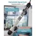 Netonda 100W Aquarium Heater with Thermostat | Adjustable Fish Tank Heating Rod for 60L-120L Aquariums (20-34 C) - Black - Buy Online on GoSupps.com