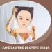EXCEART Makeup Practice Face Board - Eyeliner Eyeshadow & Eyebrow Mapping Tool for Home & Stage Use - Buy Online on GoSupps.com