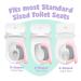 Ashtonbee Mountable Potty Seat with Steps Pink - Easy Toilet Training Solution - Buy Online on GoSupps.com