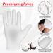 Sibba 2 Pairs Moisturizing Gloves - White Cotton for Overnight Bedtime, Heal Eczema, Repairs Rough & Cracked Hands - Hand Spa Treatment Gloves - Buy Online on GoSupps.com