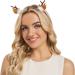 DS.DISTINCTIVE STYLE Deer Antler Headband Reindeer Fawn Horn Hair Accessories for Christmas Light Brown - Buy Online on GoSupps.com