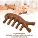 Head Gua Sha Comb - Wooden Sandalwood Scalp & Hair Massage Device for Full Body Relaxation - Buy Online on GoSupps.com