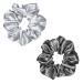 Satin Silk Hair Scrunchies - Pack of 12 Assorted Multicolored Hair Ties for Women and Girls - Buy Online on GoSupps.com